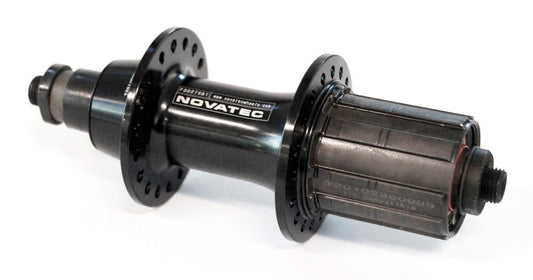 Hub, NOVATEC  8-11 Speed Cassette Alloy Q/R Black 36H (135mm OLD), 2 x saeled bearing, Made in Taiwan