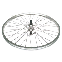 WHEEL - 26" JETSET S/W Alloy Rim, Screw On Multi-Speed Q/R Alloy Hub, Mach 1 Spokes, REAR.  ALL SILVER   (Matching Front 93699)