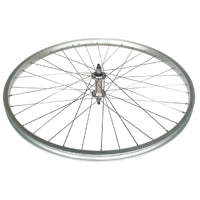 WHEEL - 26" JETSET S/W Alloy Rim, Nutted Alloy Hub, Mach 1 Spokes, FRONT.  ALL SILVER