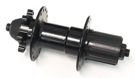 Hub, KK RIVAL, 8/10 Speed Cassette 6 Bolt DISC Black Alloy Q/r 36H (135mm OLD)