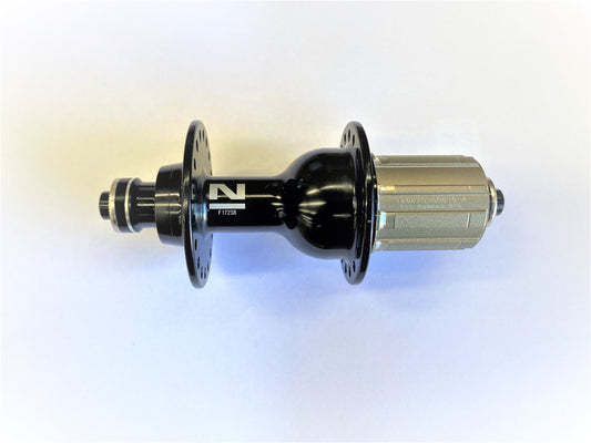 Hub, Novatec 8/11 Speed Q/R Black 36H Road (130mm OLD)  (A2 body) With 8/9/10 spacer included