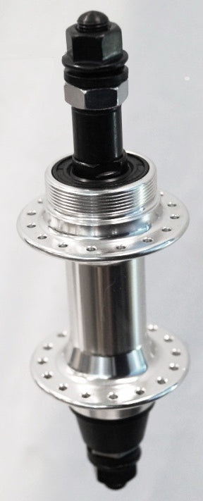 Hub Alloy Screw On Nutted Silver 32H (135mm OLD)