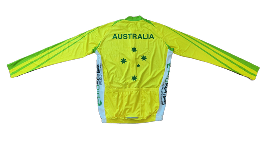 Jersey, TOURIST, SUMMER LONG SLEEVE, full zip, Australia design,  MEDIUM