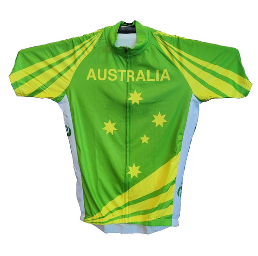 Jersey, TOURIST, short sleeve, full zip, Australia design, LARGE