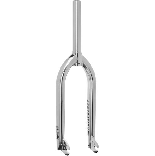 FORK 12, Threaded 45mm, BMX front fork Chrome Plated. Blades !" , I.D.21.1mm, steerer 135mm