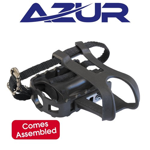 Pedal - GRIP+ - Toe Clip & Straps - 9/16"