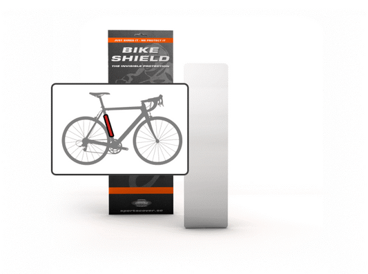 Bikeshield Tube Shield Medium - Glossy Finish  (Tough Bike Protection, non-yellowing, lightweight, self-healing, transparent and shock absorbing, Easy to Apply without heat or water)