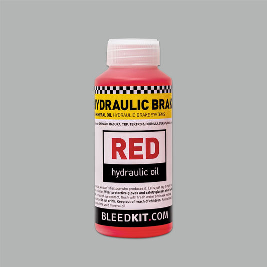 Oil by BleedKit - RED mineral hydraulic oil 100 ml MO-10200 Premium product Made in Slovenia