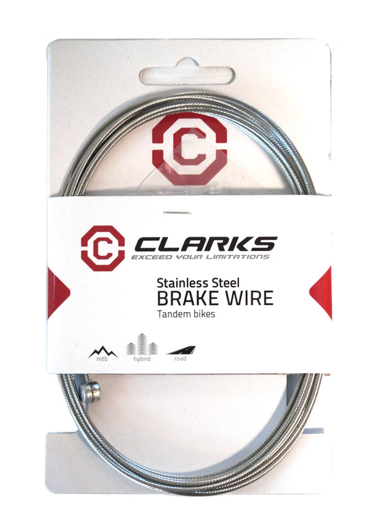 BRAKE INNER WIRE - Stainless Steel Universal Tandem wire brake cable, 3060mm length, Fits all major systems