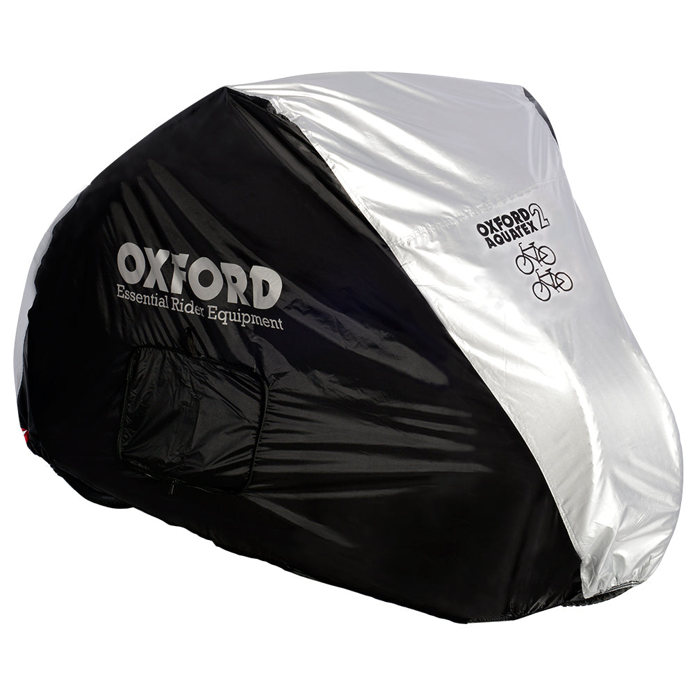 BIKE COVER  -  Oxford Aquatex - Outdoor Cover, Elasticated Bottom,  Double PU coating for optimal waterproofing,  for 2 Bicycles - Oxford Product - 200cm X 80cm X 110cm
