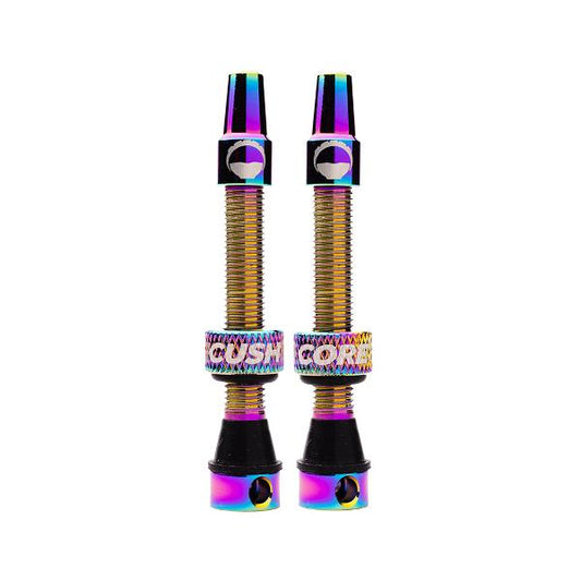 CushCore Tubeless Valves (pair) Purple - 55mm