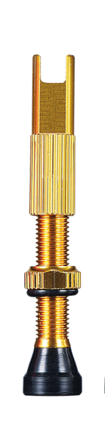 CHEPARK Tubeless Valves, L: 40mm, GOLD qty 2, lightweight, high-end bike component