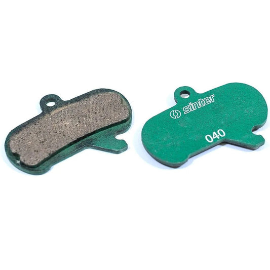 `A NEW ITEM - BRAKE DISC PADS - MTB RACE pads (softer compound for greater BITE), GREEN, SRAM MAVEN - Quality Sinter product Made in Slovenia