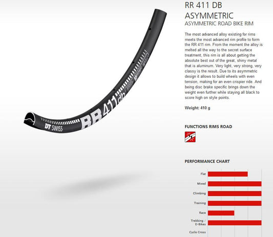 DT RIM RR411 asymm 24h DISC DB 700c