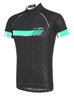CLEARANCE - Jersey , MENS, FUNKIER TIVOLI/Ref. Mint /Black, short sleeve, full zip, SMALL