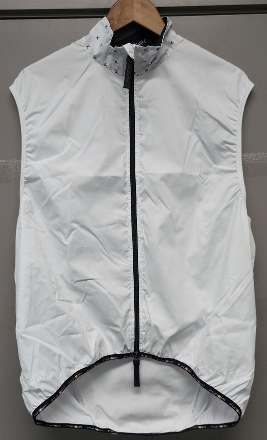 WHITE PRO WIND VEST  ----  FUNKIER Pinarello, 100% Polyester, Mens  --  3XL