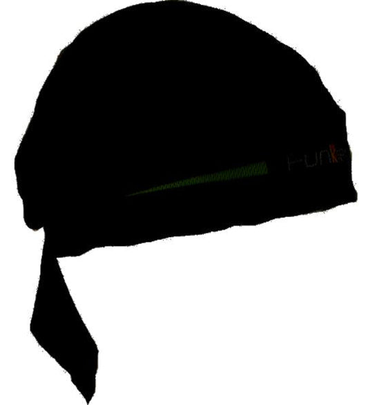 BANDANA - FUNKIER CAMURANA 100% Polyester, BLACK, Small/Medium