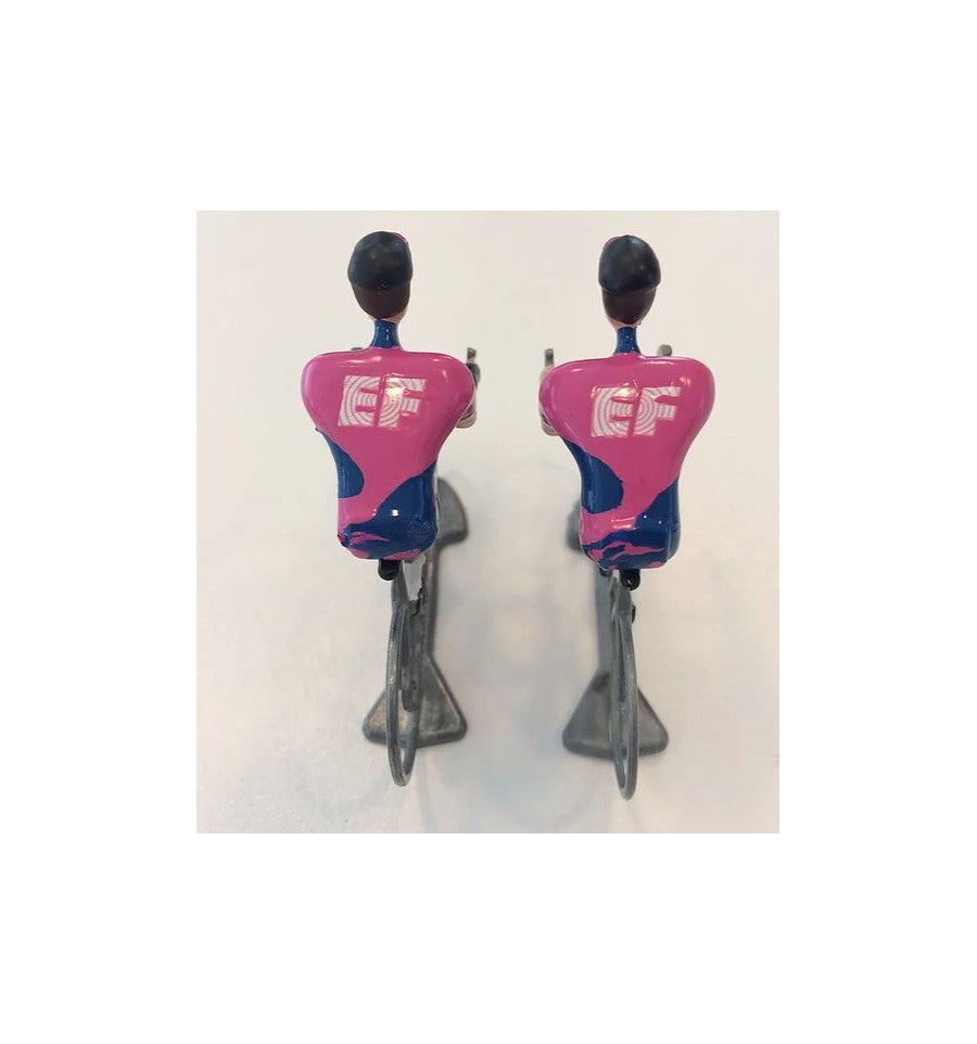 FLANDRIENS Models, 2 x Hand painted Metal Cyclists, EF drapac