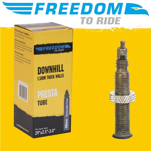 Tube - Downhill Presta 29"x2.50'-3.0" 48mm Removable Core