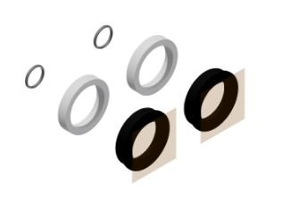 Main Seal Kit #35 dust seal & foam