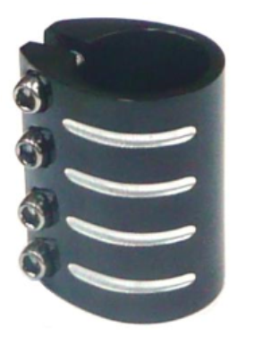 GOON Scooter Clamp - 31.8 BLACK w/Goon brand