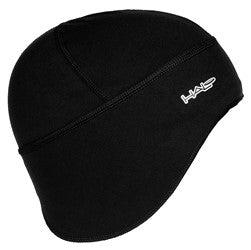 SKULL CAP HALO ANTIFREEZE  -  Keep your head & ears warm, "Halo Sweat Seal, channels sweat away" -  BLACK