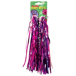 Handlebar Streamers - Pink/White/Purple