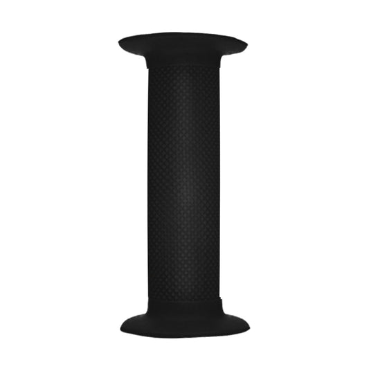 GRIPS - High quality diamond pattern BMX handlebar grips. Flanged. Clossed End. 130mm BLACK - Oxford Product