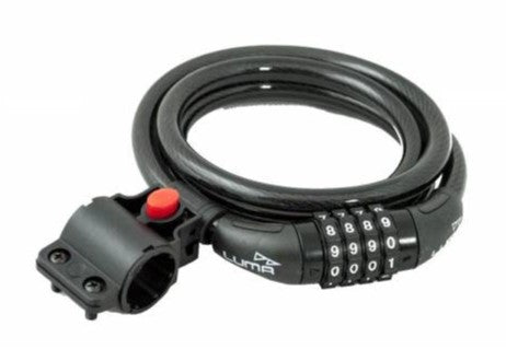 Lock Combination  resettable 12mm x 1800 mm, w/ bracket, LUMA No1 lock brand in Spain