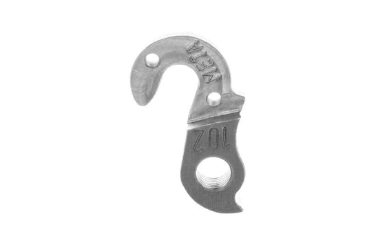 META CNC DERAILLEUR HANGER - Model 102, Material 6061 T651 Aviation Aluminium, CNC Machined, Silver, Cinelli, Corratec