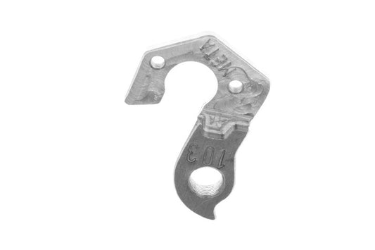 META CNC DERAILLEUR HANGER - Model 103, Material 6061 T651 Aviation Aluminium, CNC Machined, Silver, DECATHLON