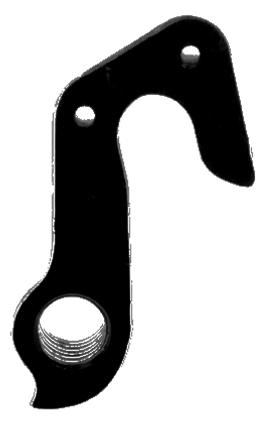 META CNC DERAILLEUR HANGER - BLACK Model 150, Material 6061 T651 Aviation Aluminium, CNC Machined, GT