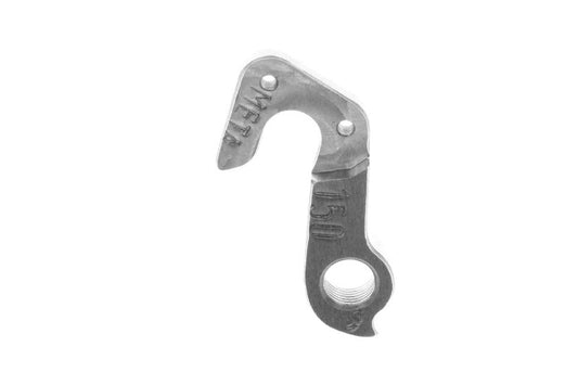 META CNC DERAILLEUR HANGER - Model 150, Material 6061 T651 Aviation Aluminium, CNC Machined, Silver, GT