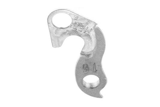 META CNC DERAILLEUR HANGER - Model 16, Material 6061 T651 Aviation Aluminium, CNC Machined, Silver, SPECIALIZED