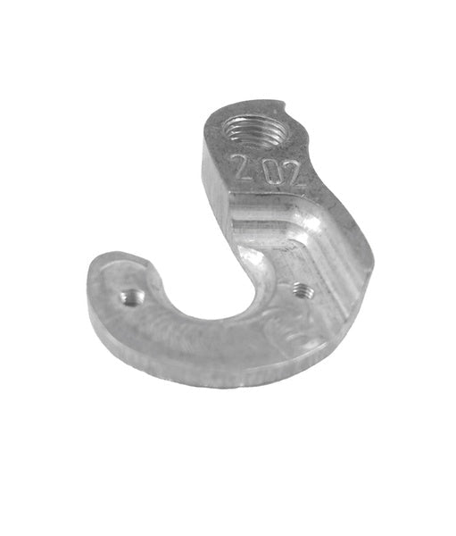 META CNC DERAILLEUR HANGER - Model 202, Material 6061 T651 Aviation Aluminium, CNC Machined, Silver, TREK