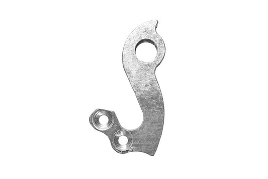 META CNC DERAILLEUR HANGER - Model 249, Material 6061 T651 Aviation Aluminium, CNC Machined, Silver, Bianchi (Holes NOT Threaded)