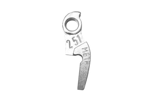 META CNC DERAILLEUR HANGER  - Model 251, Material 6061 T651 Aviation Aluminium, CNC Machined, Silver, SANTA CRUZ