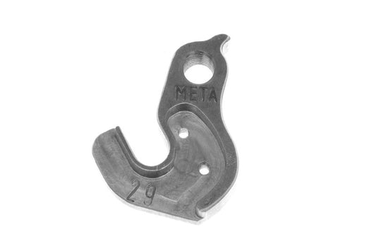 META CNC DERAILLEUR HANGER  - Model 29, Material 6061 T651 Aviation Aluminium, CNC Machined, Silver, SPECIALIZED