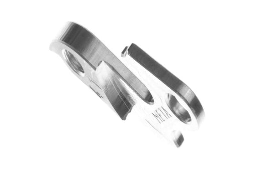 META CNC DERAILLEUR HANGER - Model 41 (WM31), Silver, HARO, RALEIGH, KHS(#217), MARIN (#4), JAMIS, SCHWINN, Scott (#228841), CLAUD BUTLER, SHOGUN,Trek (#W266282) etc