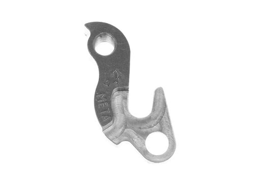 META CNC DERAILLEUR HANGER - Model 43, Material 6061 T651 Aviation Aluminium, CNC Machined, Silver, TREK