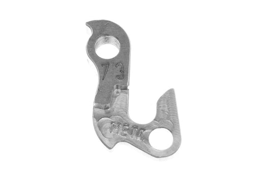 META CNC DERAILLEUR HANGER - Model 73, Material 6061 T651 Aviation Aluminium, CNC Machined, Silver, TREK