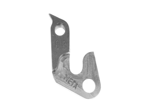META CNC DERAILLEUR HANGER - Model 88, Material 6061 T651 Aviation Aluminium, CNC Machined, Silver, CANNONDALE Prophet, Gemini, Scalpel, Jekyll, F8, F7, F5