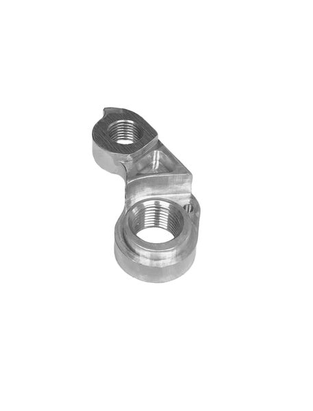 META CNC DERAILLEUR HANGER - Model 97, Material 6061 T651 Aviation Aluminium, CNC Machined, Silver, K33049 CANNONDALE