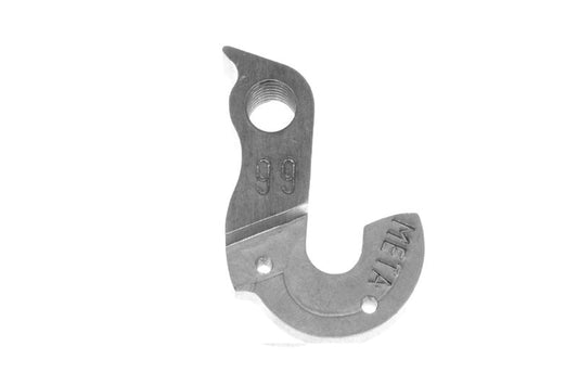 META CNC DERAILLEUR HANGER - Model 99, Material 6061 T651 Aviation Aluminium, CNC Machined, Silver, CANNONDALE