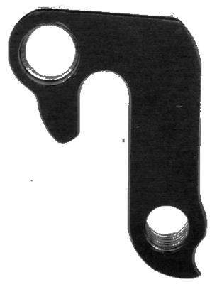 META CNC DERAILLEUR HANGER - BLACK, Model 9, Material 6061 T651 Aviation Aluminium, CNC Machined, GIANT