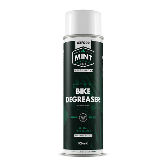 BIKE DEGREASER - Oxford Mint Bike Degreaser 500ml, effective at dissolving and washing away grease and oily residues that have built up over time