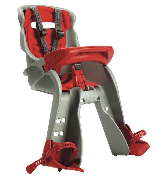 ORION BABY SEAT FRONT + BRACKET SILVER RED(2)