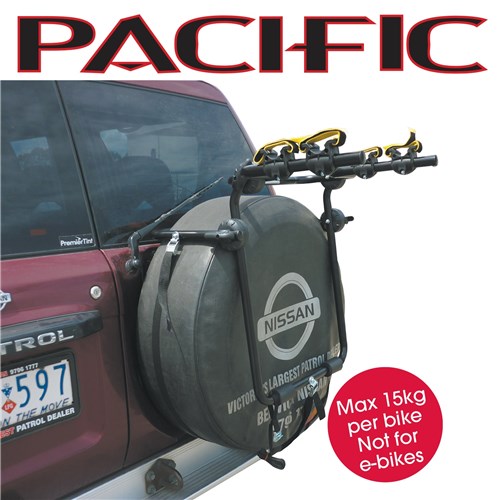 2 Bike Rear Spare Tyre Rack