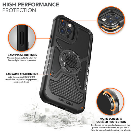 Crazy price reduction     PHONE CASE  -  Rokform Crystal iPhone Case - 12 Pro Max Clear