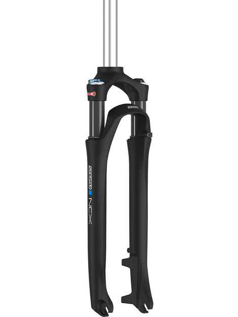 SUSPENSION FORK  700c, Threadless,  NCX-D-COIL RL, 1 1/8. 9mm Drop Outs. DISC and V BRAKE. 63mm Travel,  30mm Stanchions. Magnesium Lowers. CroMo Steerer